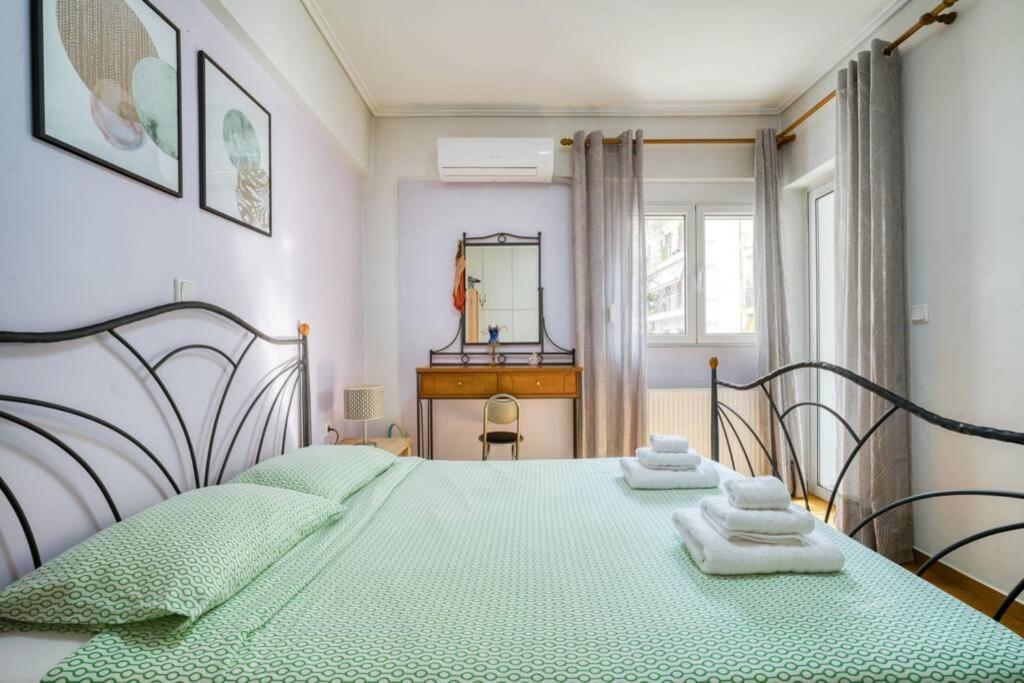 أثينا Spacious Family Flat Near Parthenon Free Parking المظهر الخارجي الصورة